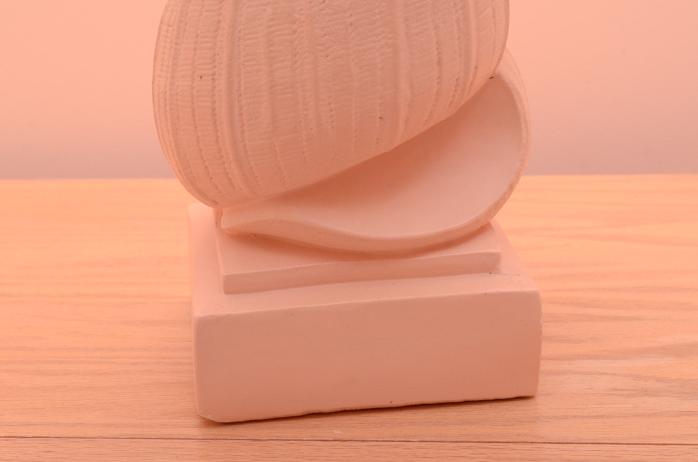 Pastel Pink Shell Table Lamp