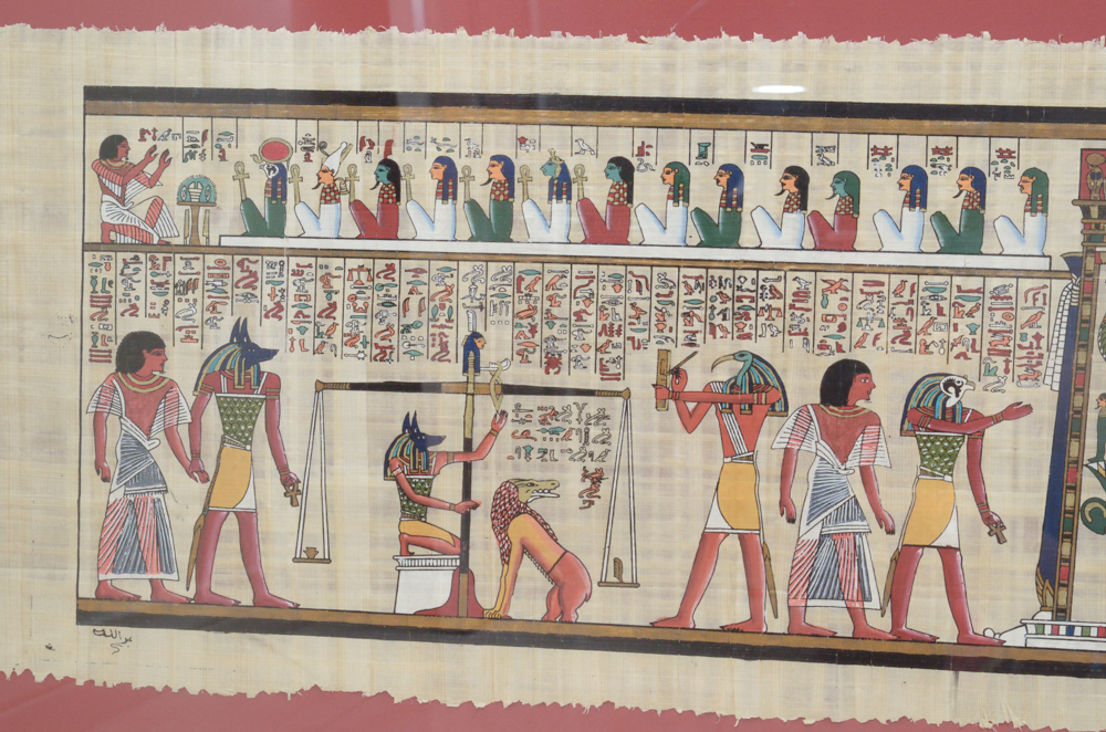 Screen Print of Egyptian Inspired Wall Art