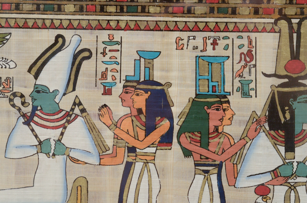 Screen Print of Egyptian Inspired Wall Art