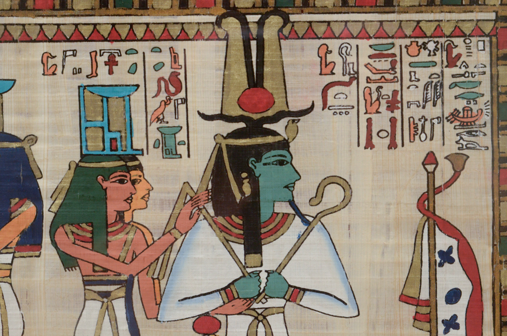 Screen Print of Egyptian Inspired Wall Art