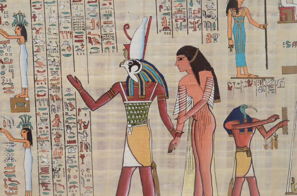 Screen Print of Egyptian Inspired Wall Art