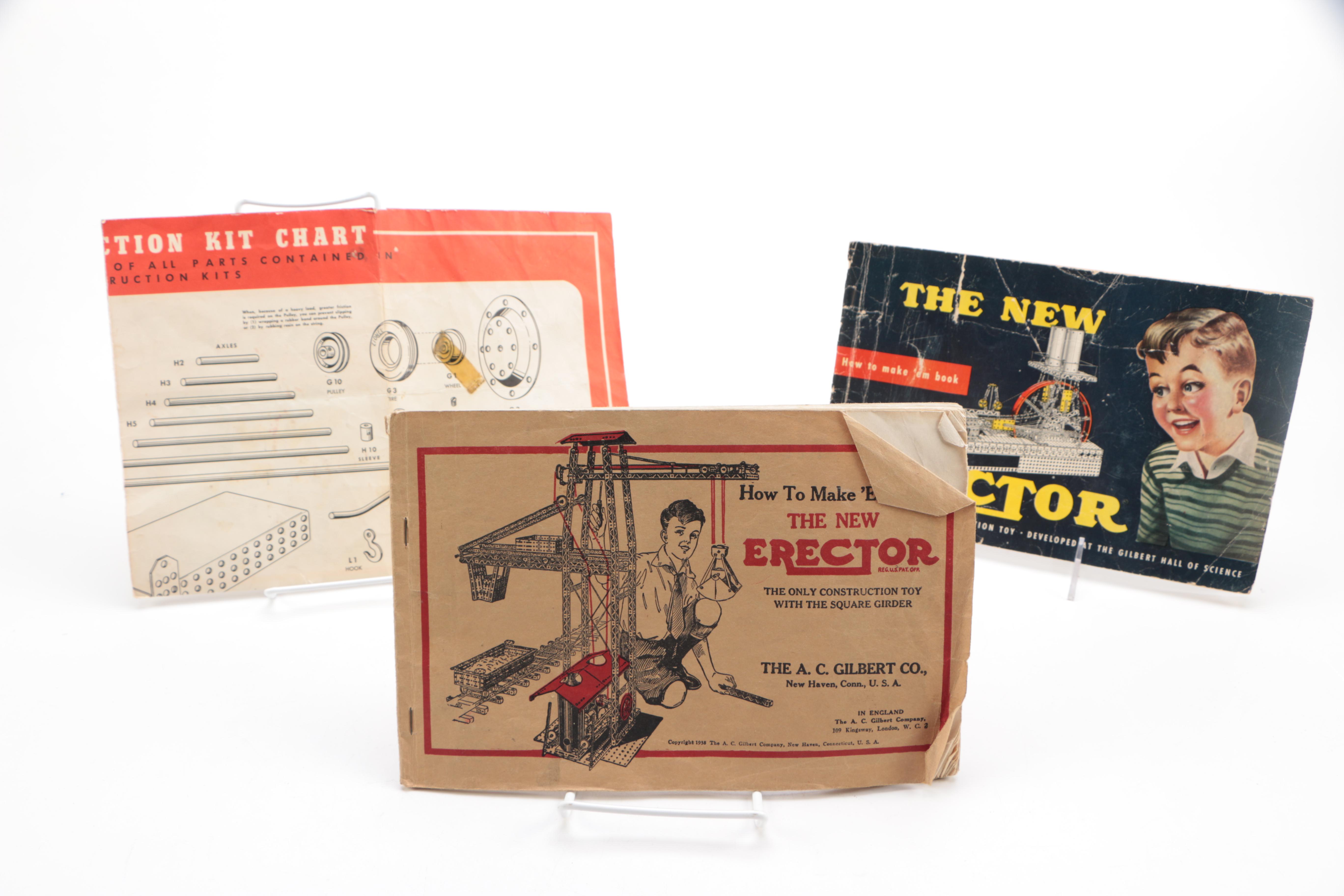 1940s–1950s Lionel Construction Kit With Gilbert Erector Accessories