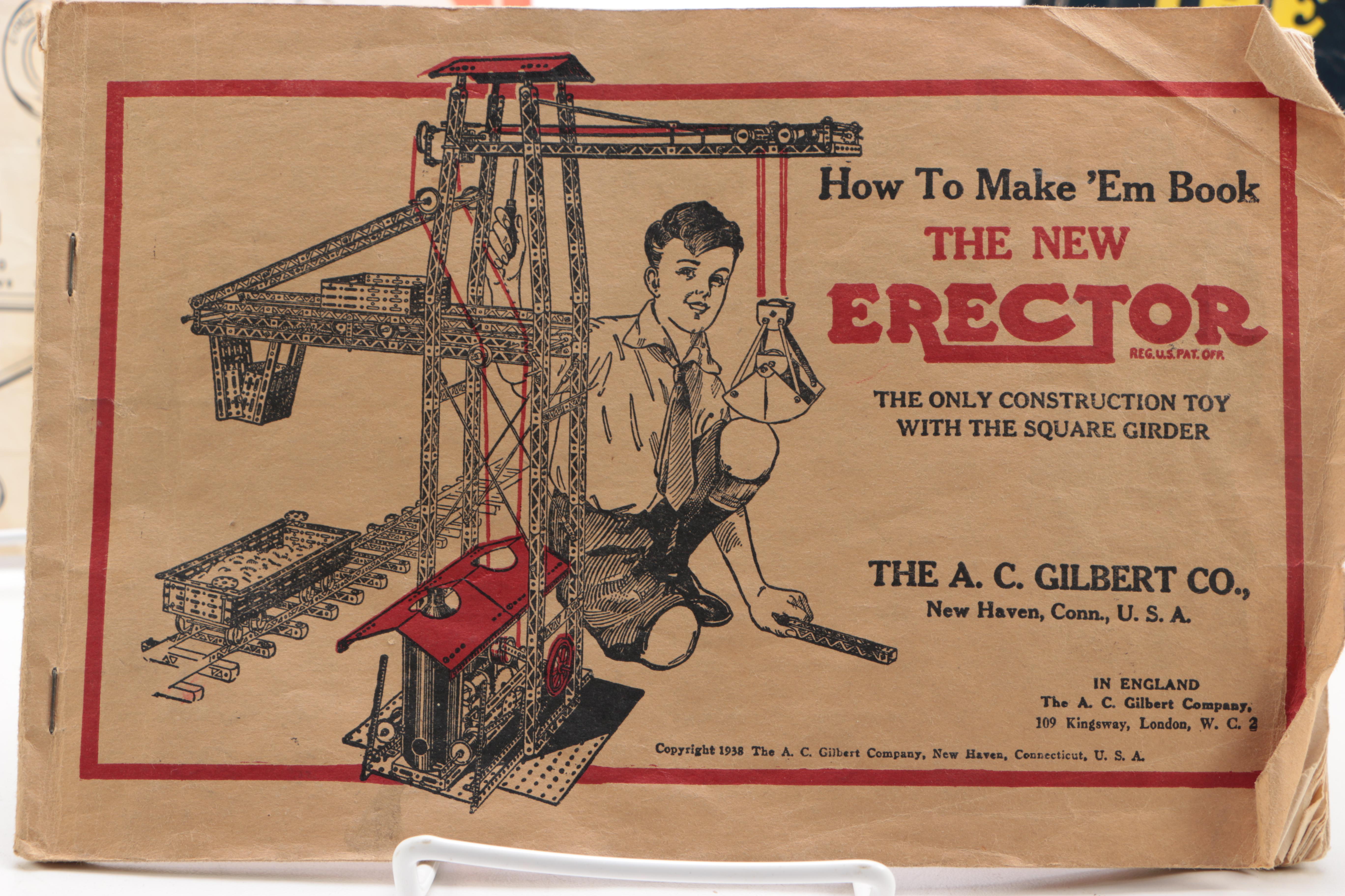 1940s–1950s Lionel Construction Kit With Gilbert Erector Accessories