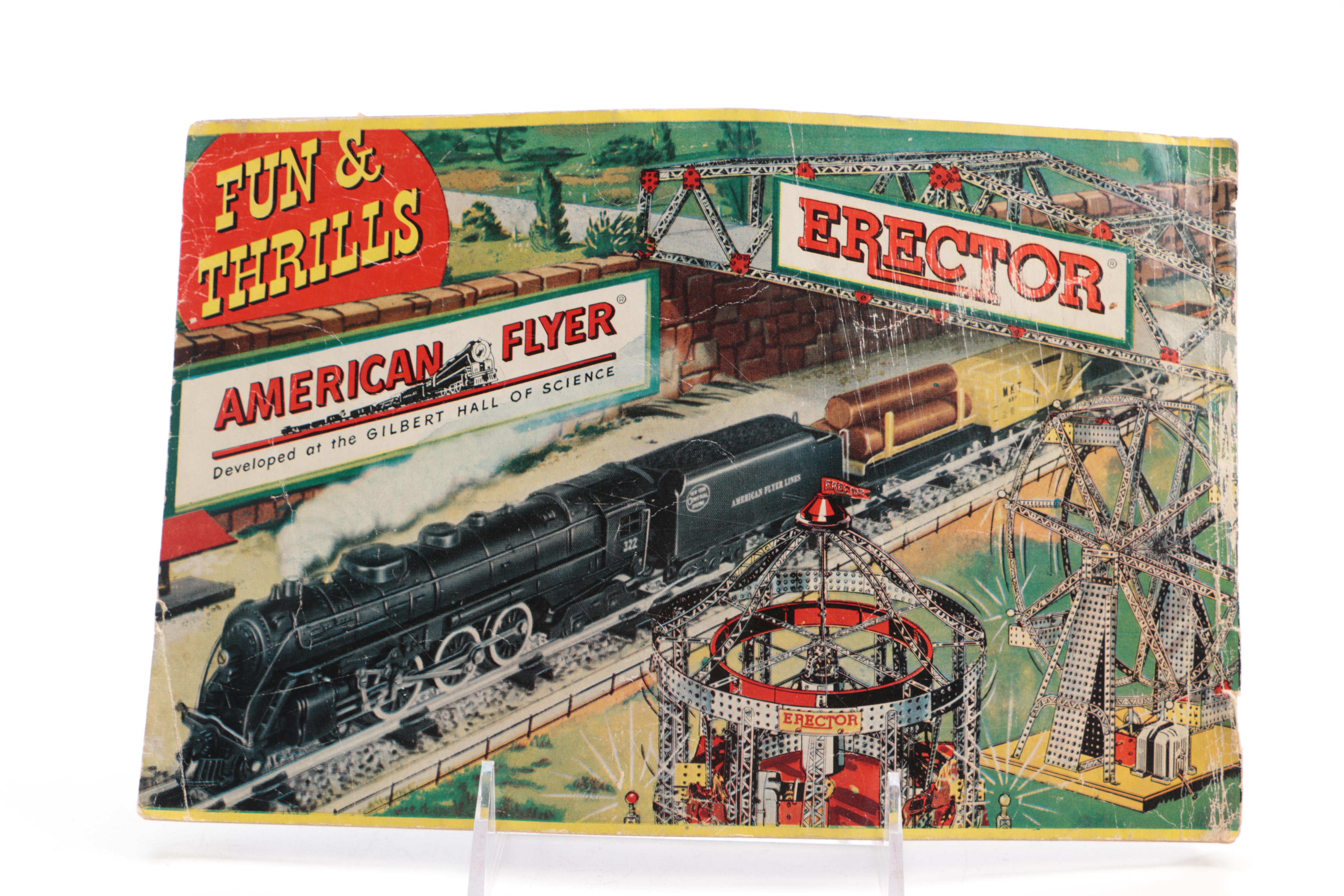 1940s–1950s Lionel Construction Kit With Gilbert Erector Accessories