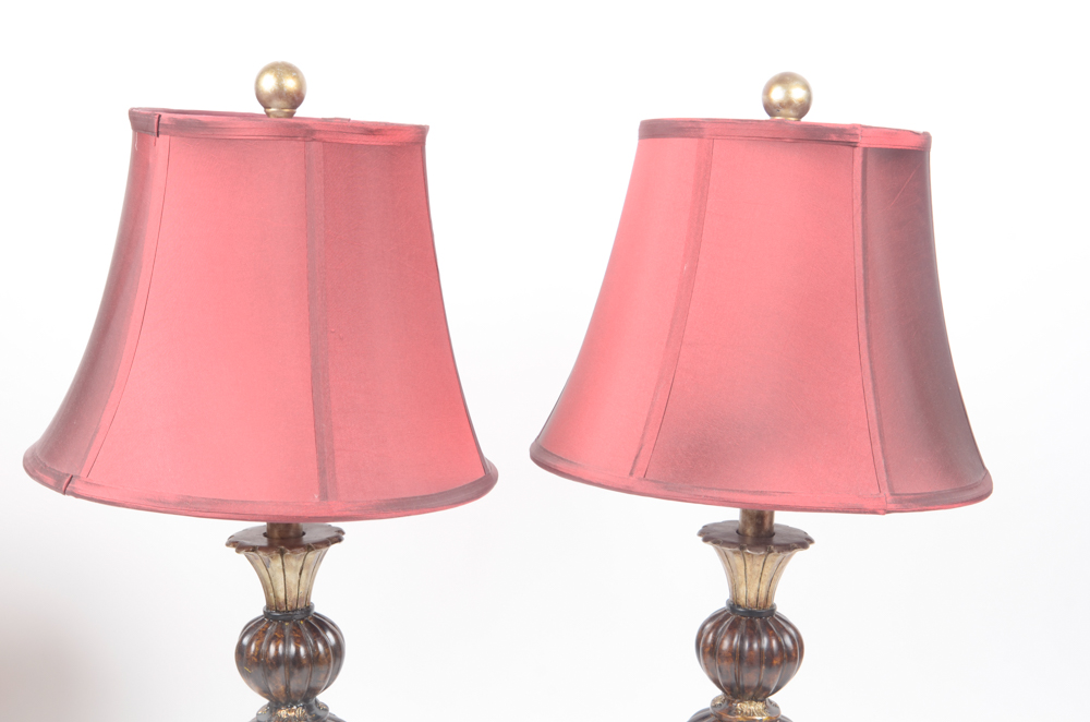 Pair of Giltwood Table Lamps