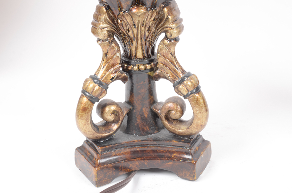 Pair of Giltwood Table Lamps