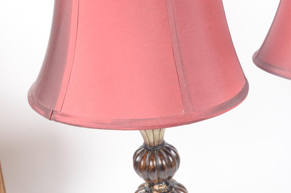 Pair of Giltwood Table Lamps