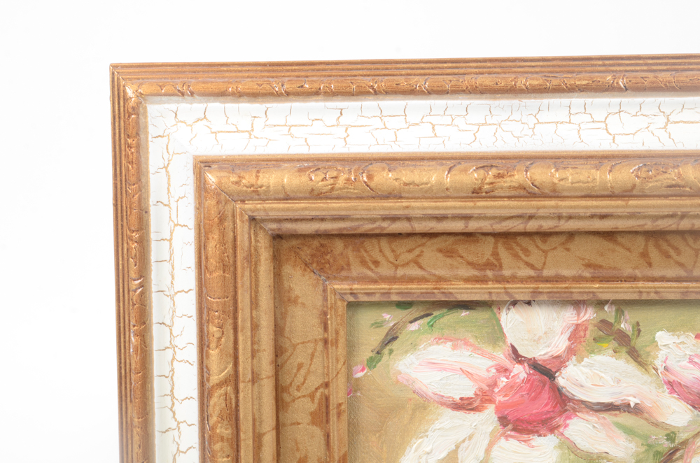D. Hatsield Oil Painting of a Still Life