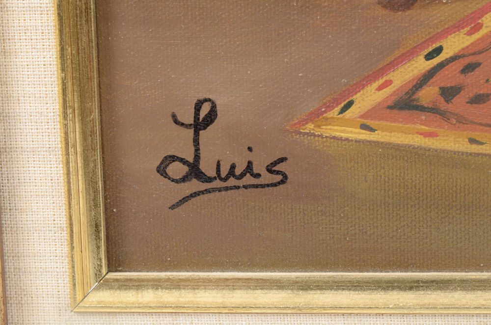 Luis Oil Painting on Canvas Genre Scene