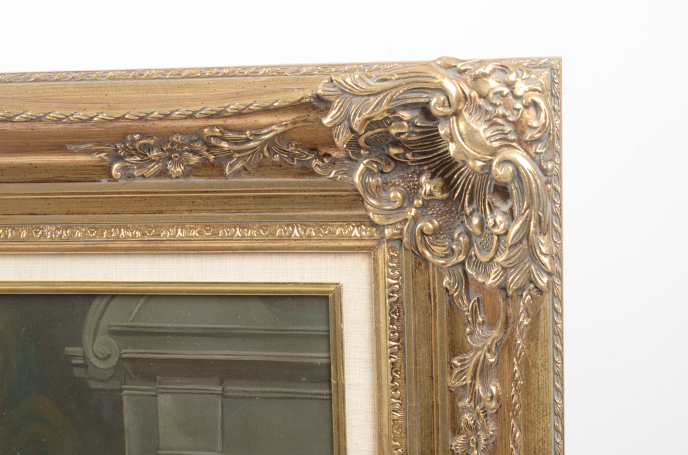 Luis Oil Painting on Canvas Genre Scene