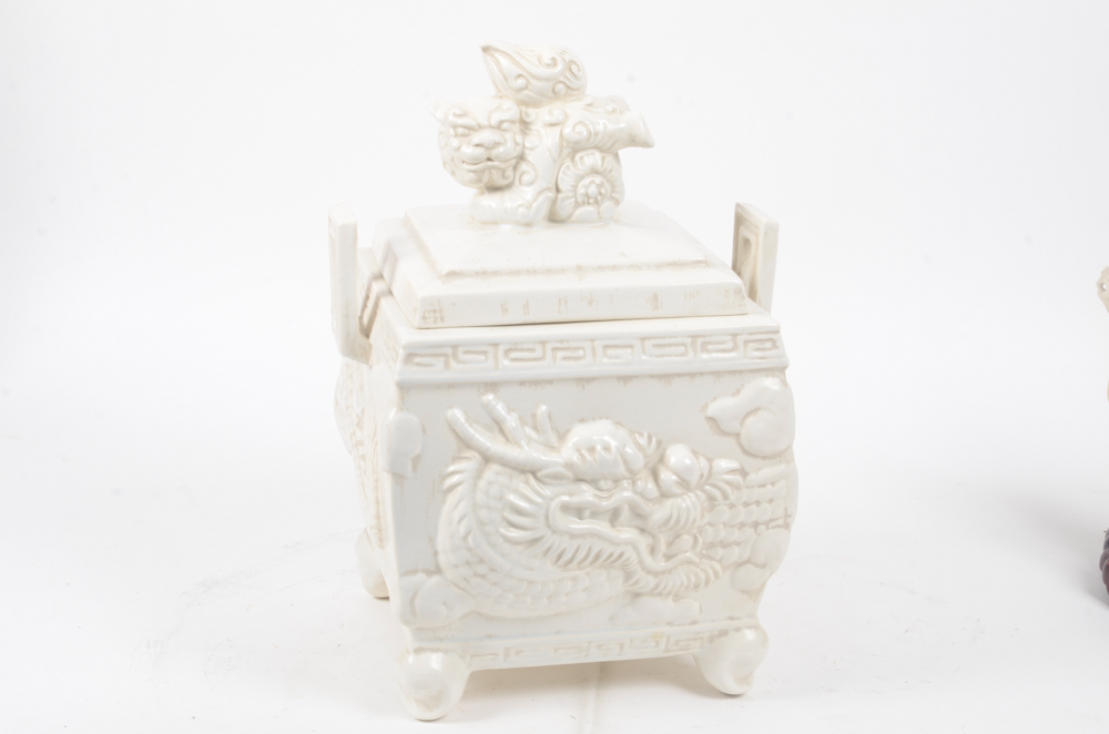 Chinese Style Vase and Decor