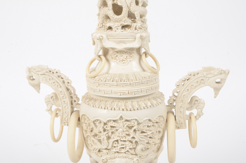Chinese Style Vase and Decor