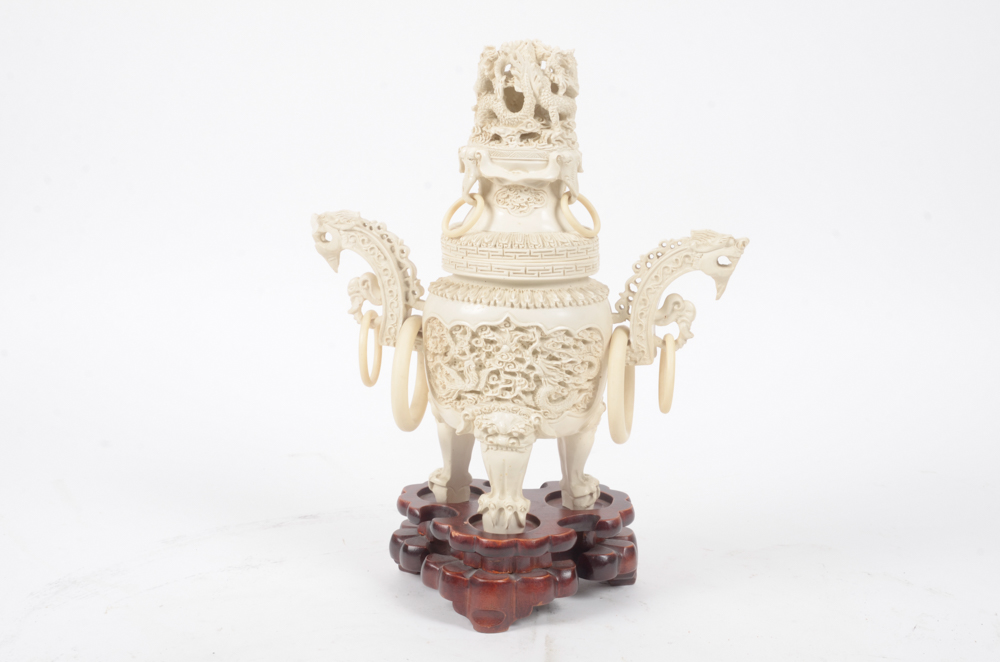 Chinese Style Vase and Decor
