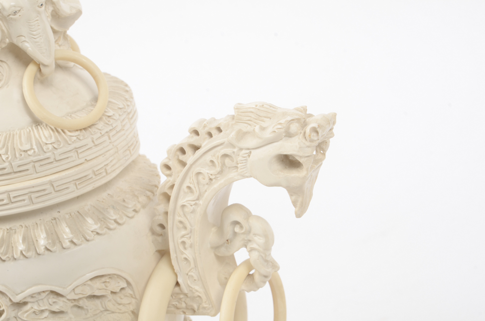 Chinese Style Vase and Decor
