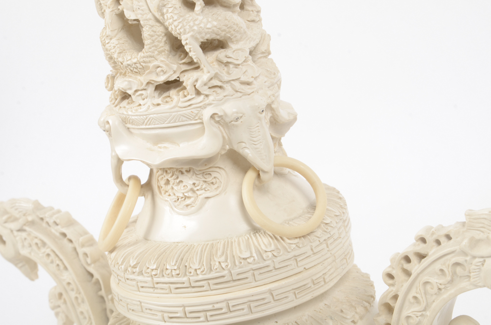 Chinese Style Vase and Decor