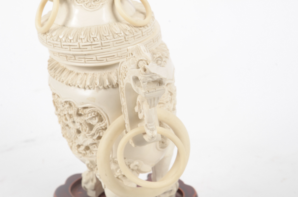 Chinese Style Vase and Decor