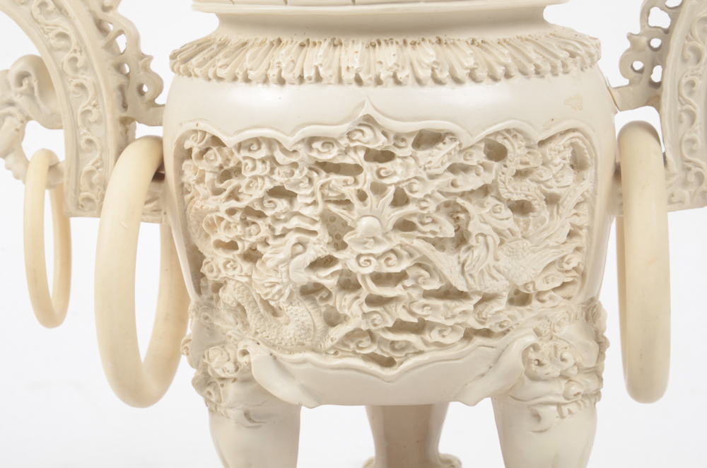 Chinese Style Vase and Decor