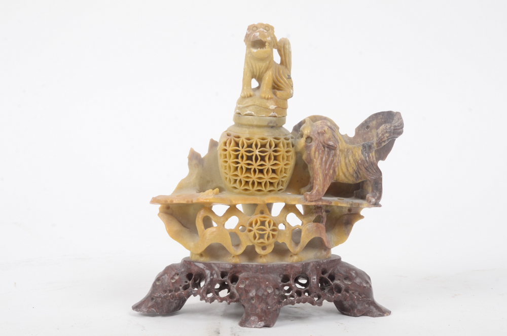 Chinese Style Vase and Decor