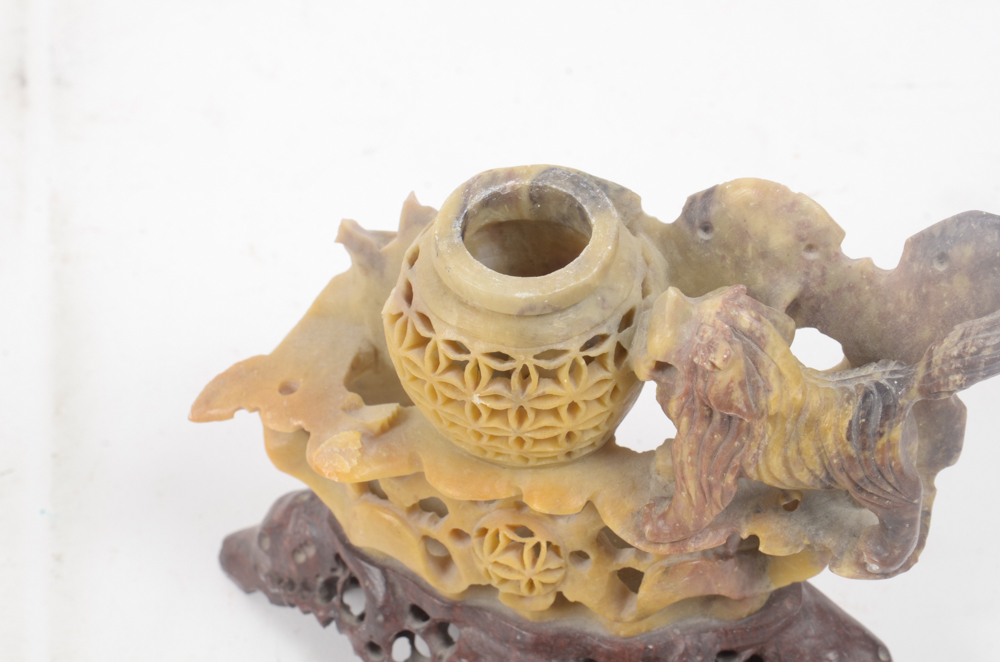 Chinese Style Vase and Decor