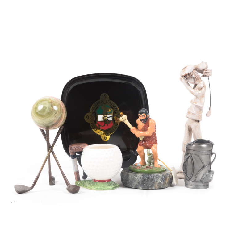 Collection of Golf Memorabilia including Dino Bencini and Ronald A. Lee