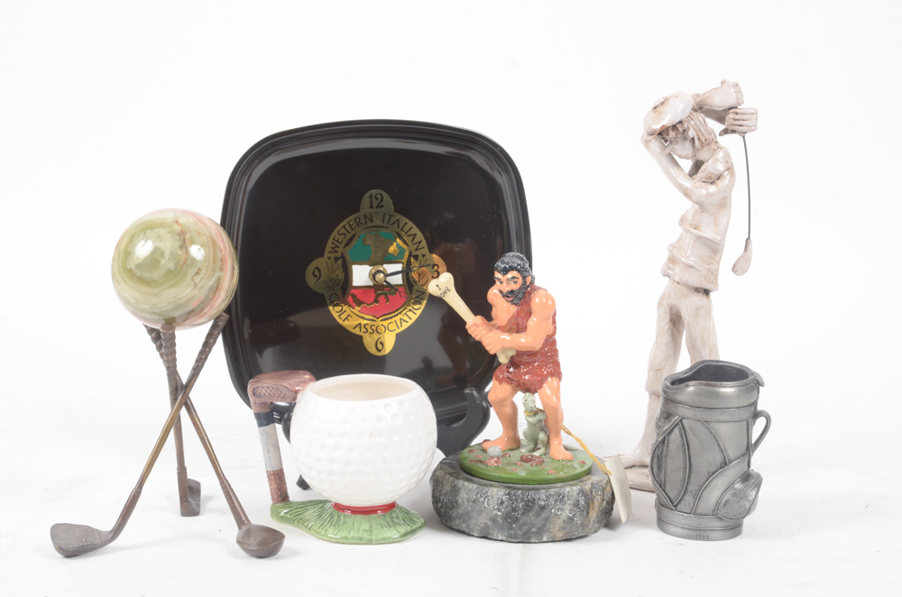 Collection of Golf Memorabilia including Dino Bencini and Ronald A. Lee