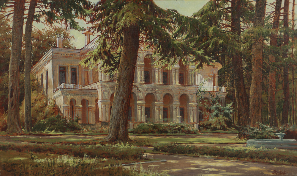 Artem Puchkov Oil Painting on Canvas "Dacha"