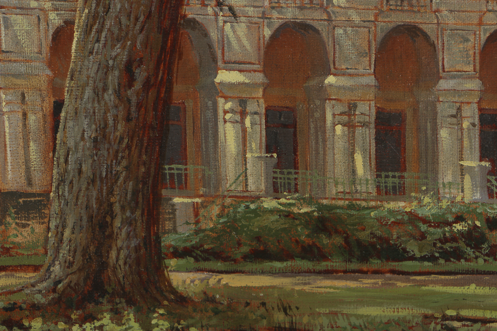 Artem Puchkov Oil Painting on Canvas "Dacha"