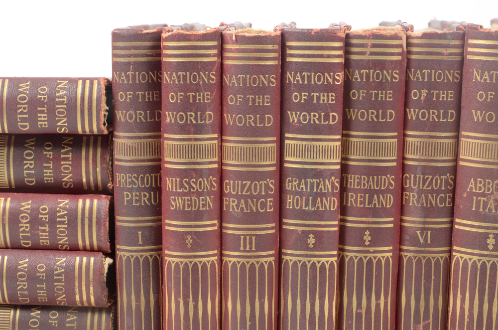 1899 Twenty-Eight Volume Set of "Nations of the World"