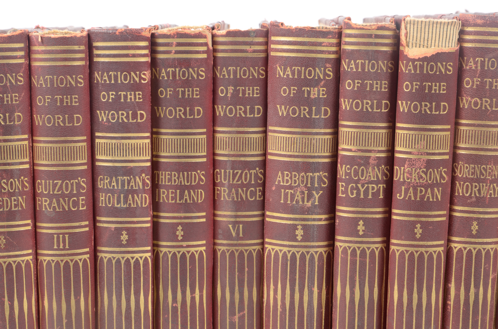 1899 Twenty-Eight Volume Set of "Nations of the World"