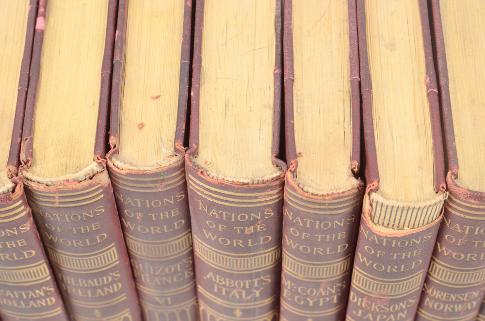 1899 Twenty-Eight Volume Set of "Nations of the World"