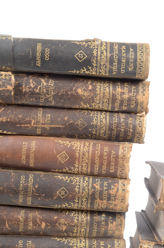 Twenty-Two Volumes of "Alden's Manifold Cyclopedia of Knowledge and Language"