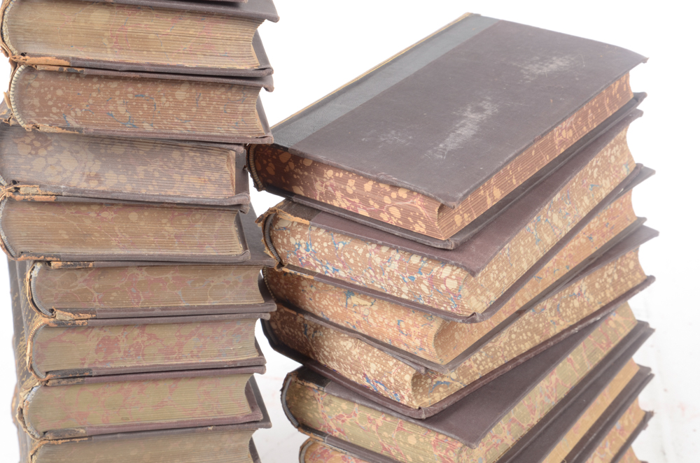 Twenty-Two Volumes of "Alden's Manifold Cyclopedia of Knowledge and Language"