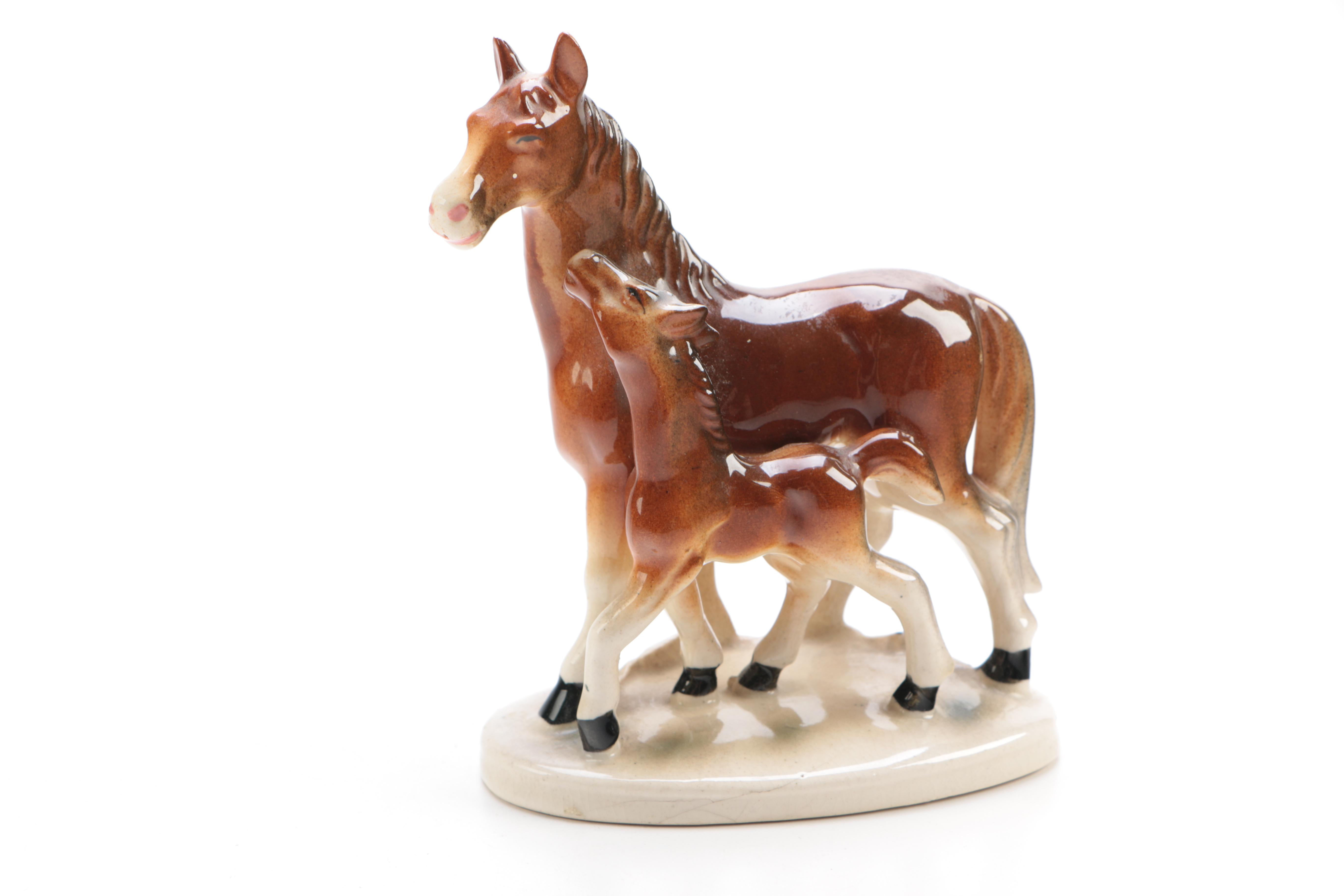 Assorted Ceramic Decor Including Haviland and Belleek