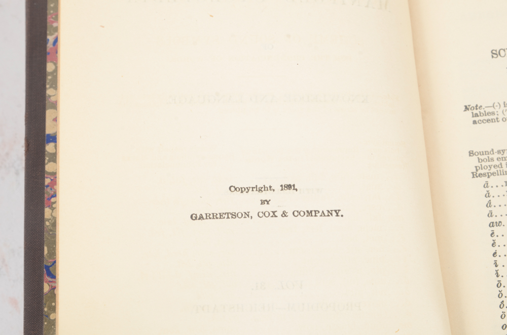 Twenty-Two Volumes of "Alden's Manifold Cyclopedia of Knowledge and Language"