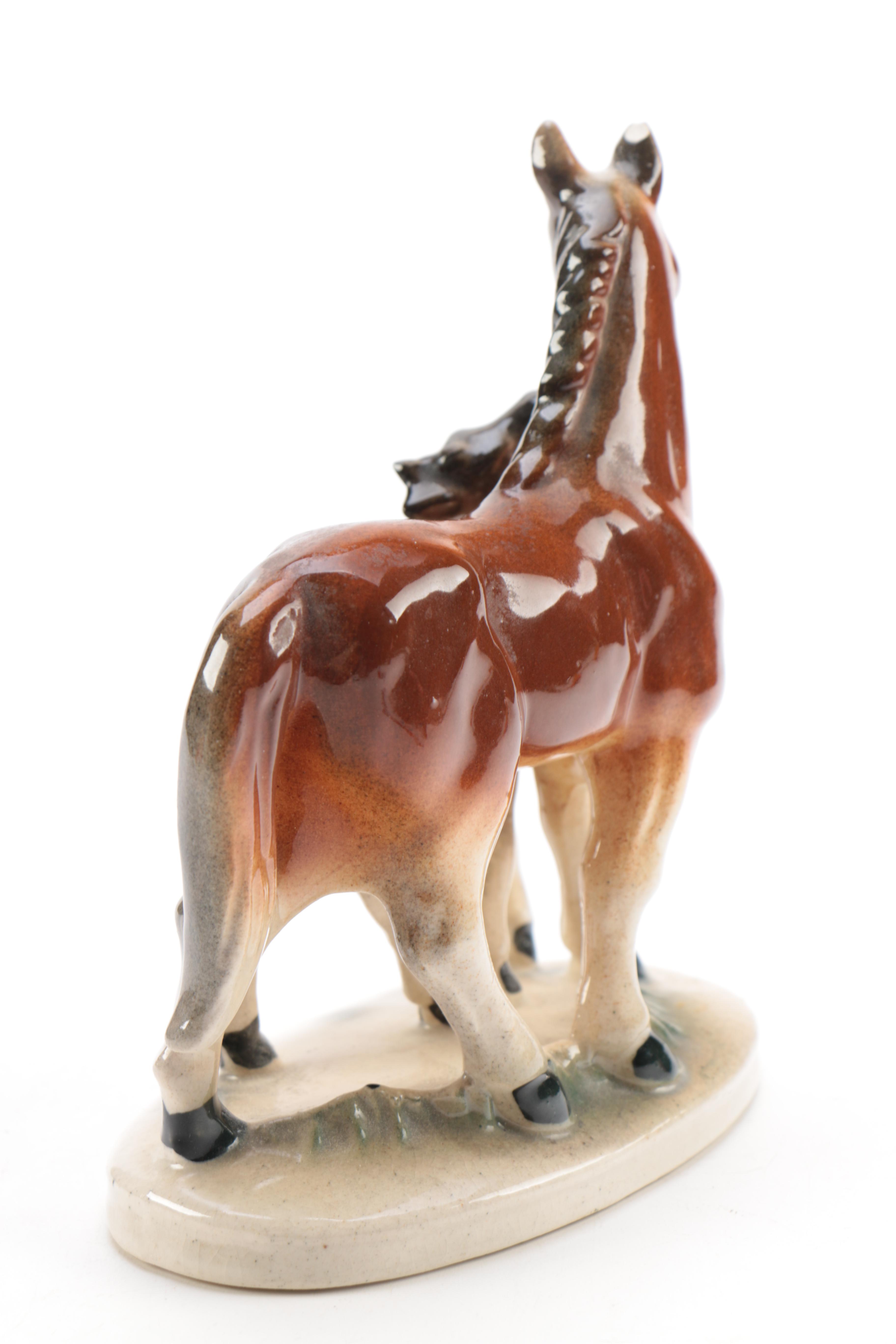 Assorted Ceramic Decor Including Haviland and Belleek