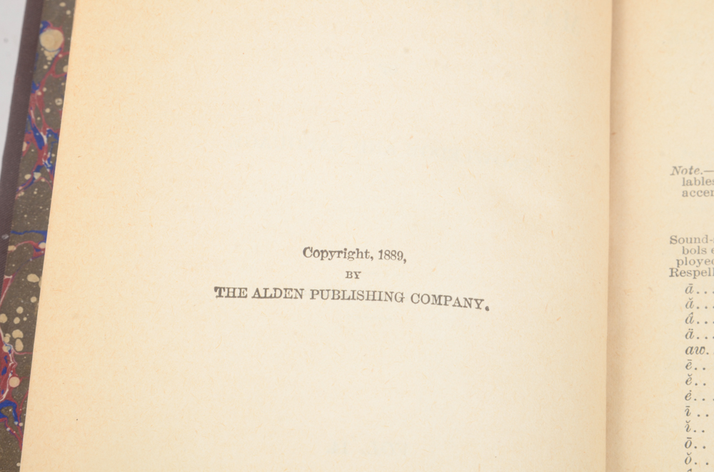 Twenty-Two Volumes of "Alden's Manifold Cyclopedia of Knowledge and Language"