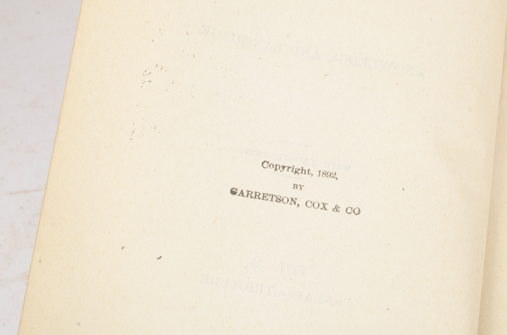 Twenty-Two Volumes of "Alden's Manifold Cyclopedia of Knowledge and Language"