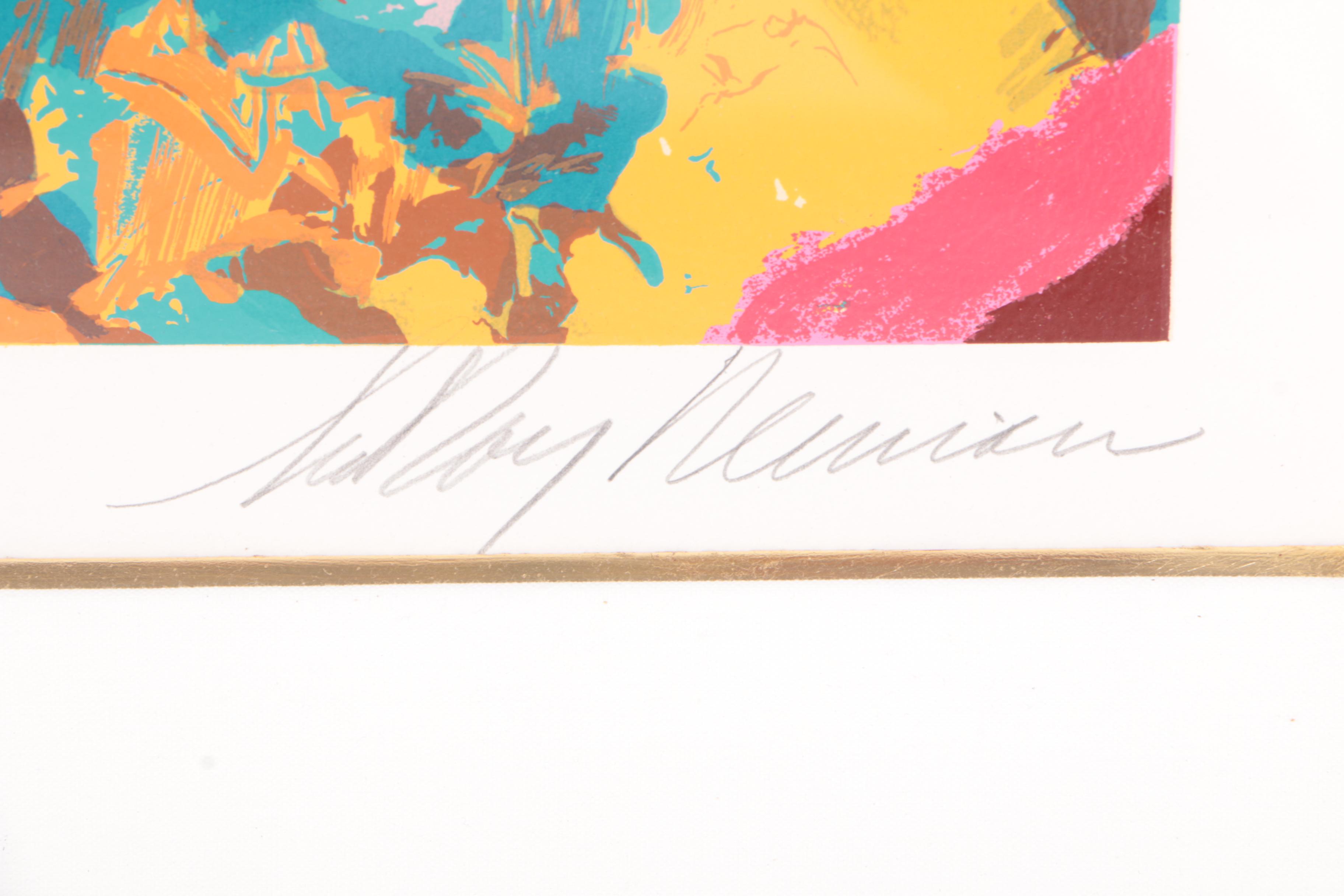 LeRoy Neiman 1994 Signed Limited Edition Serigraph "Baccarat"