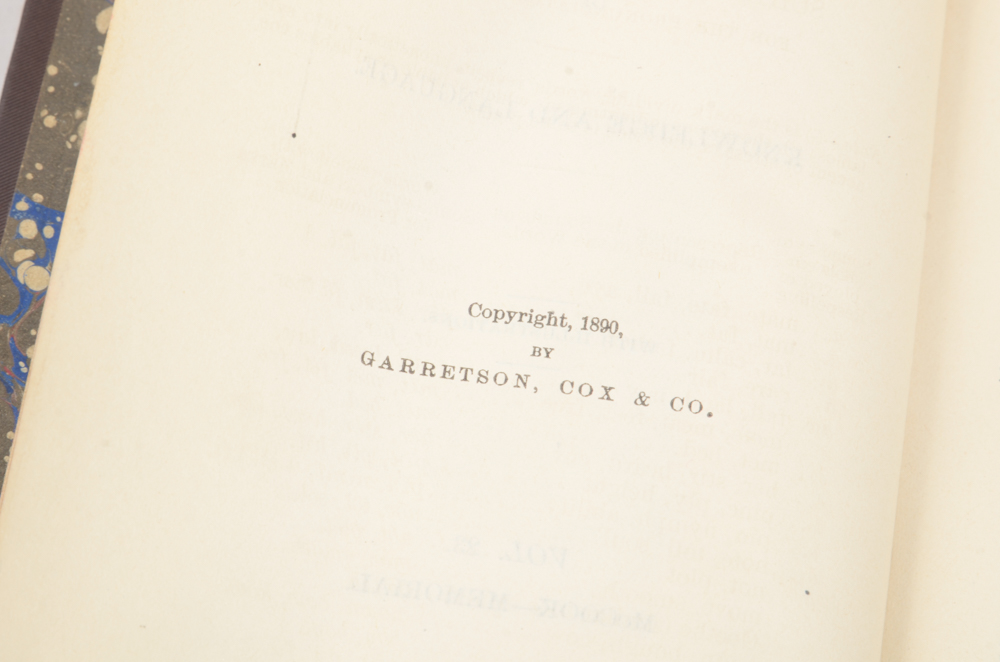 Twenty-Two Volumes of "Alden's Manifold Cyclopedia of Knowledge and Language"