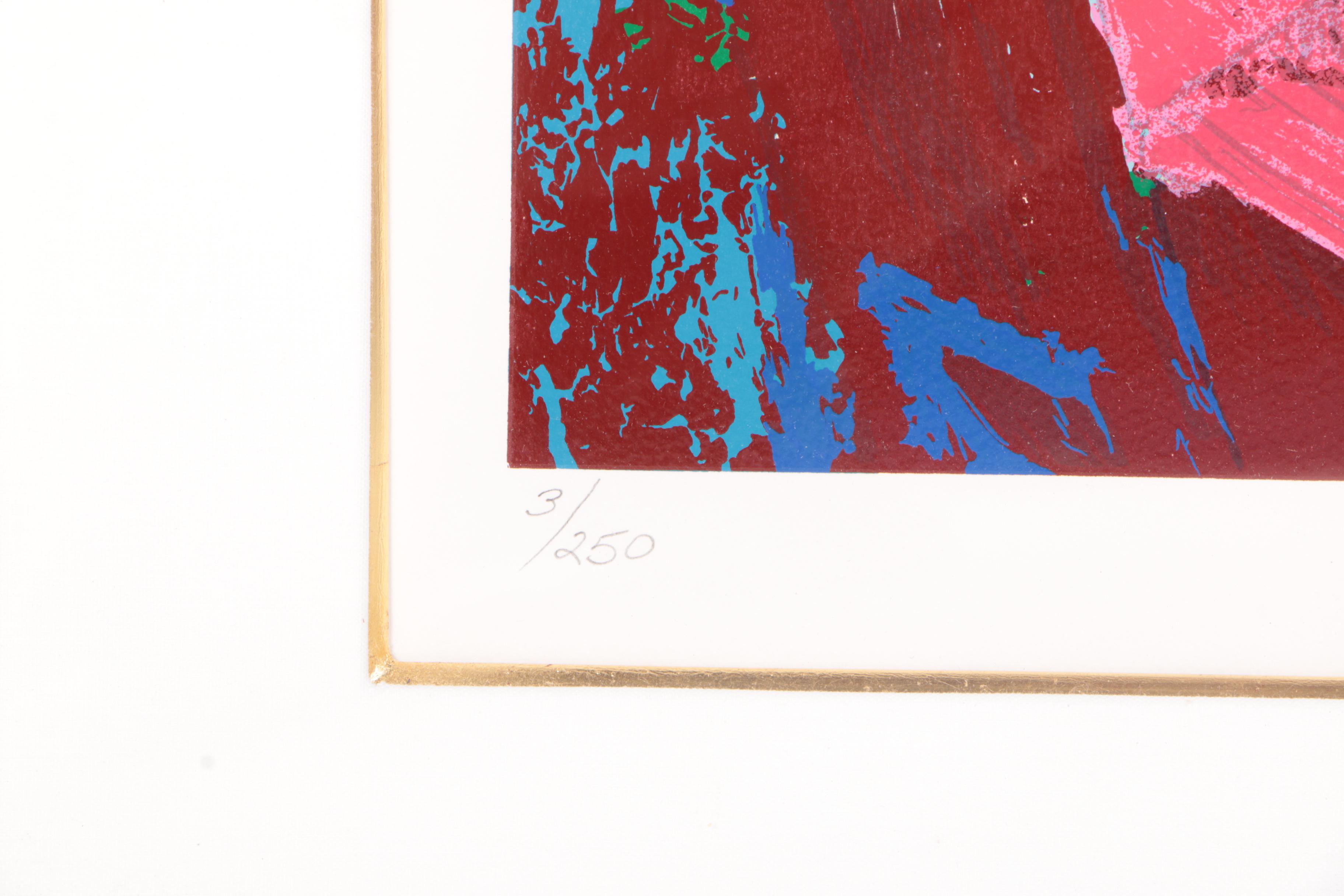 LeRoy Neiman 1994 Signed Limited Edition Serigraph "Baccarat"