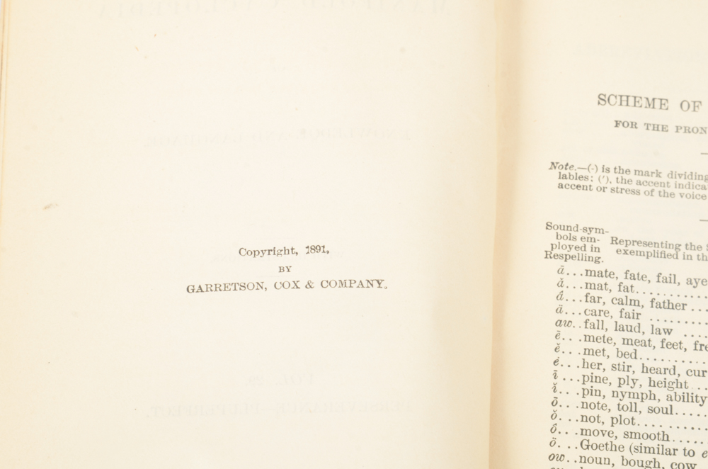Twenty-Two Volumes of "Alden's Manifold Cyclopedia of Knowledge and Language"