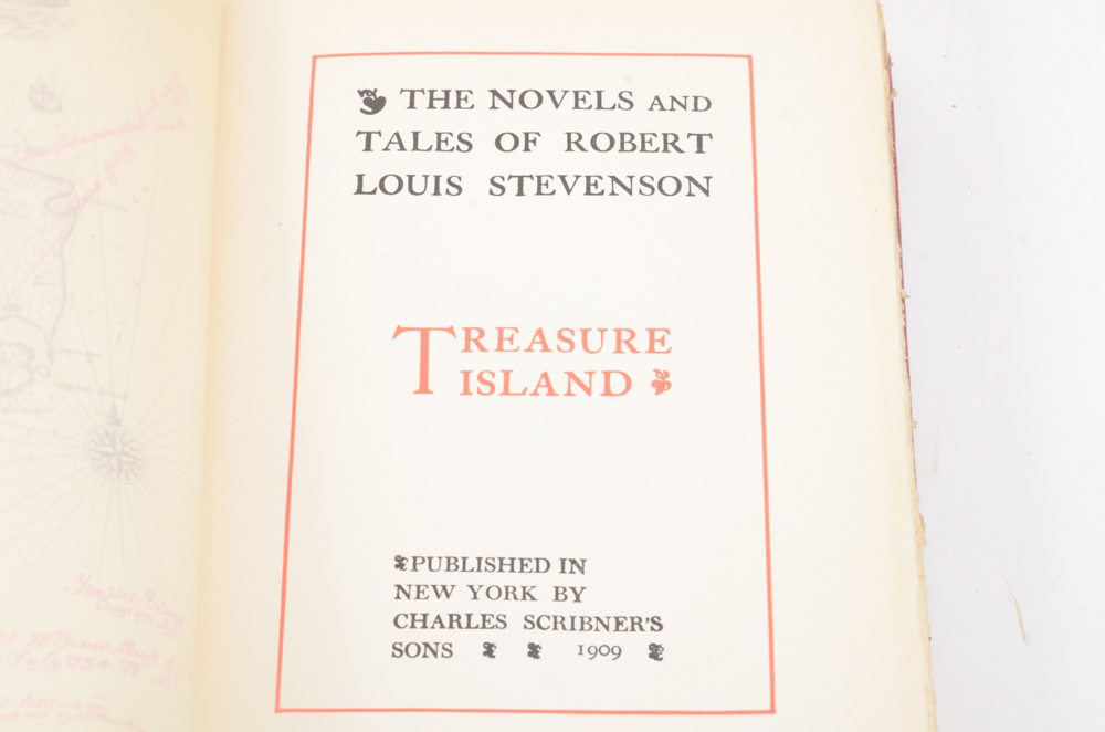 Early 20th Century Twenty-Seven Volumes of Writings by Robert Louis Stevenson