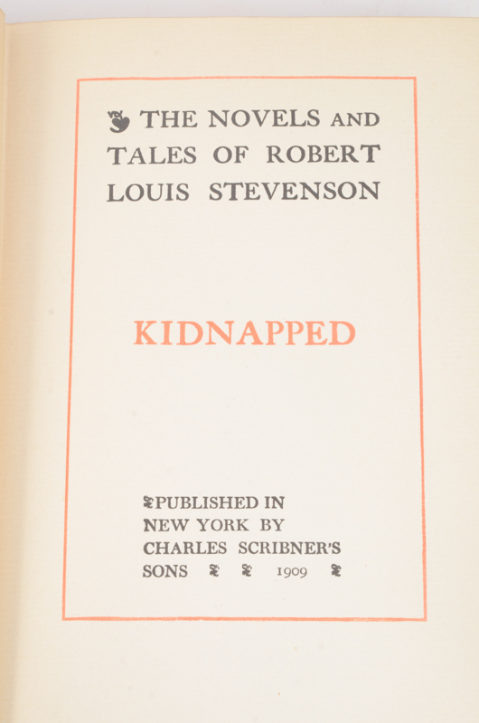 Early 20th Century Twenty-Seven Volumes of Writings by Robert Louis Stevenson