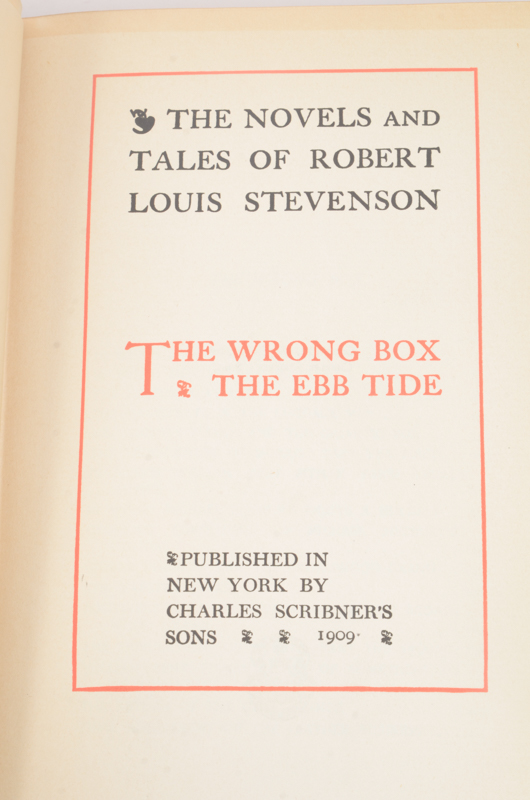 Early 20th Century Twenty-Seven Volumes of Writings by Robert Louis Stevenson
