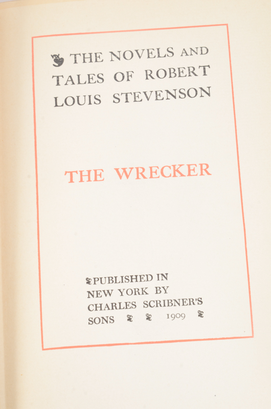 Early 20th Century Twenty-Seven Volumes of Writings by Robert Louis Stevenson