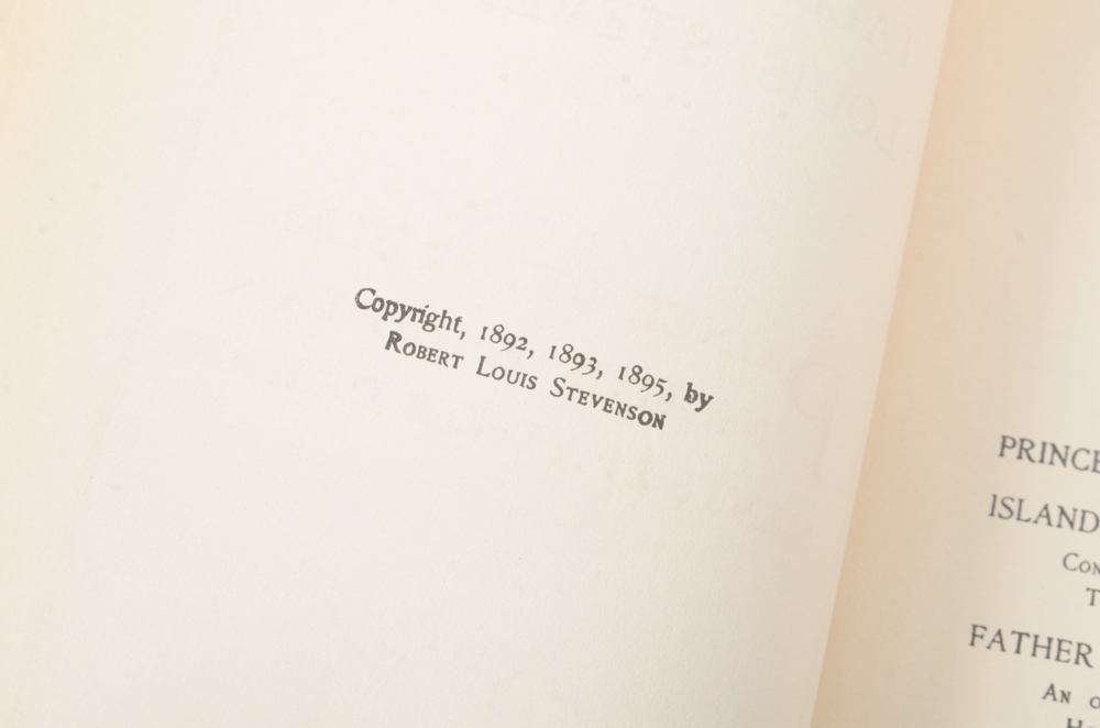 Early 20th Century Twenty-Seven Volumes of Writings by Robert Louis Stevenson