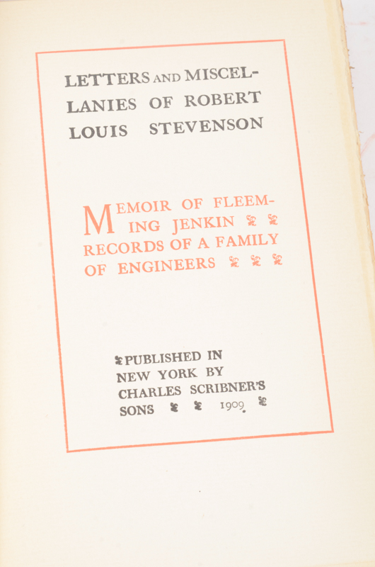 Early 20th Century Twenty-Seven Volumes of Writings by Robert Louis Stevenson
