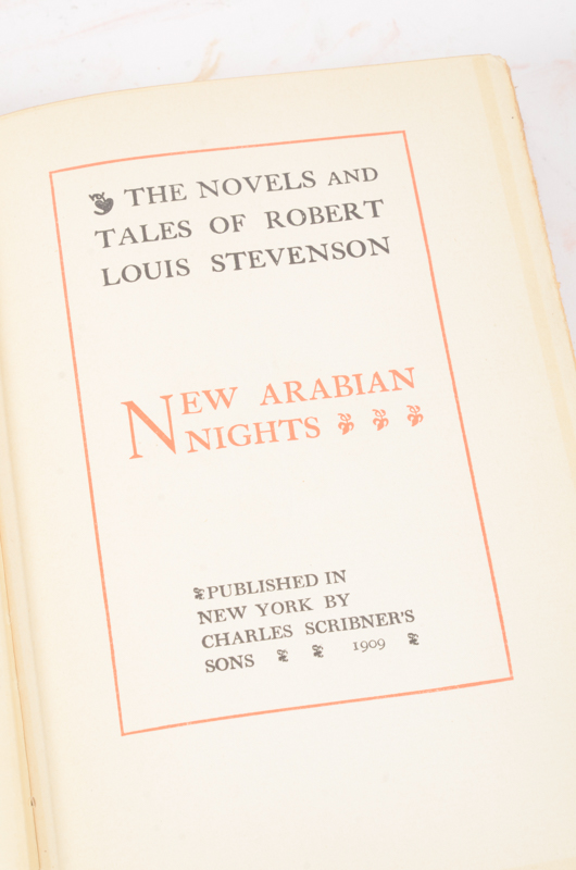 Early 20th Century Twenty-Seven Volumes of Writings by Robert Louis Stevenson
