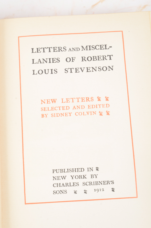 Early 20th Century Twenty-Seven Volumes of Writings by Robert Louis Stevenson