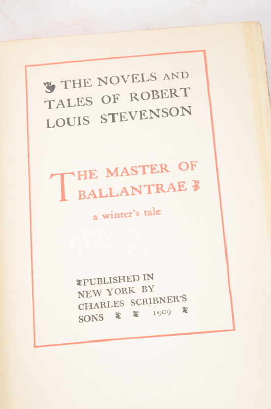 Early 20th Century Twenty-Seven Volumes of Writings by Robert Louis Stevenson